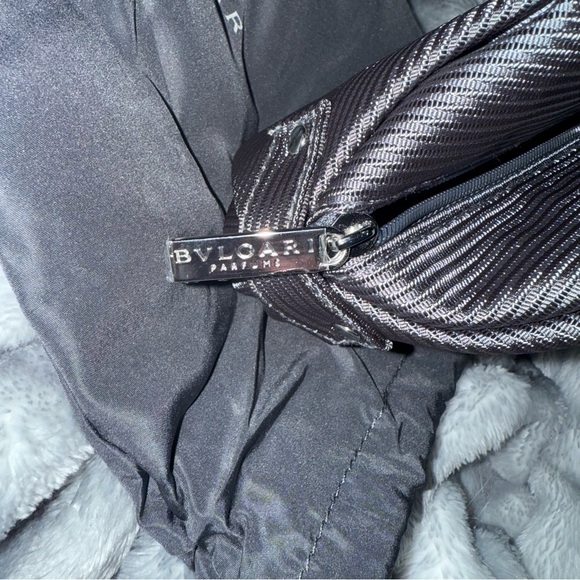 Bulgari Black Textured Pouch - Picture 4 of 7